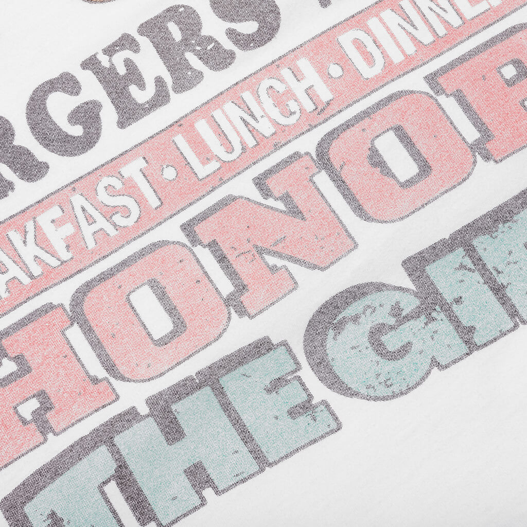 B-Summer HTG Burger Short Sleeve Tee - White - Image 4