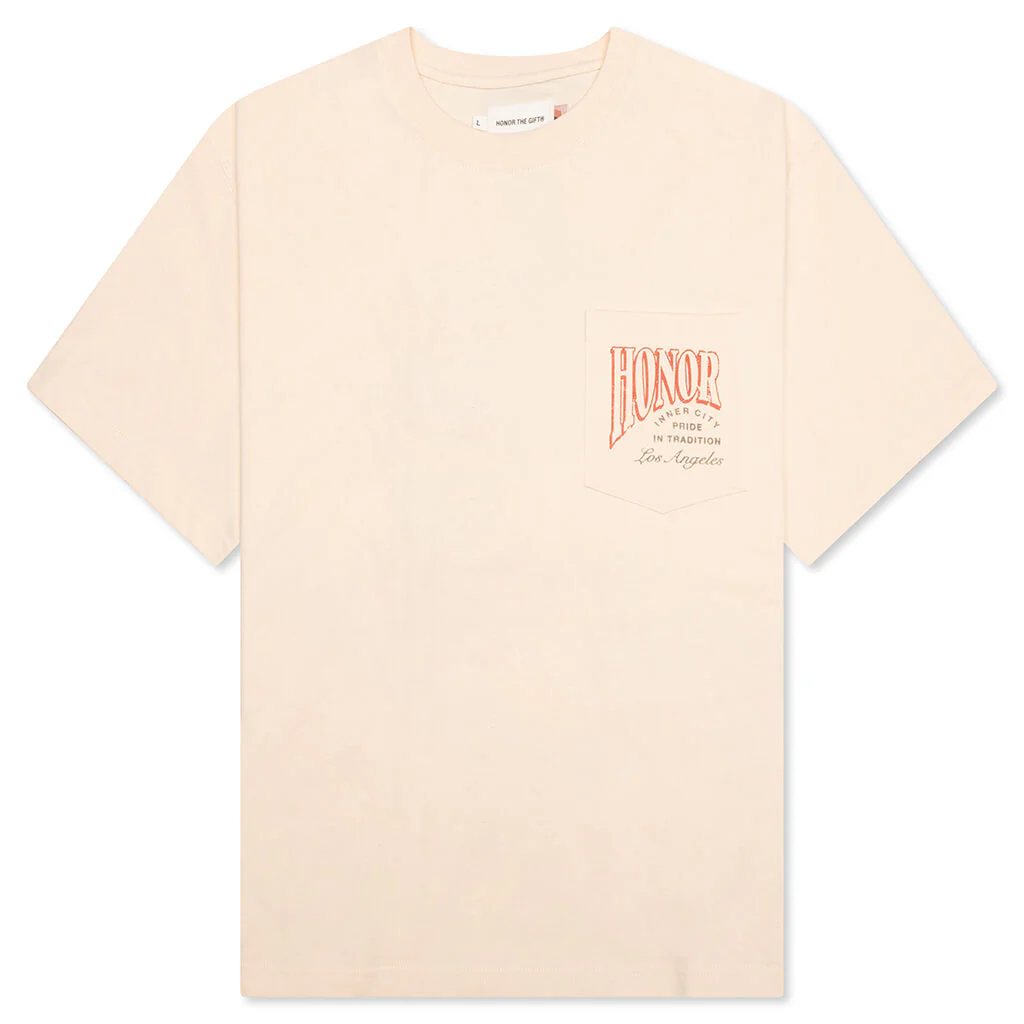 B-Summer HTG Cigar Label Short Sleeve Tee - Bone