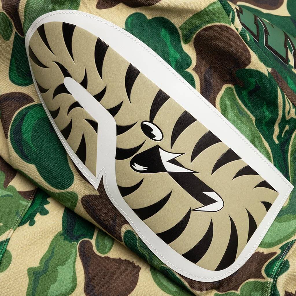 Bape Art Camo Shark Hoodie - Green - Image 6