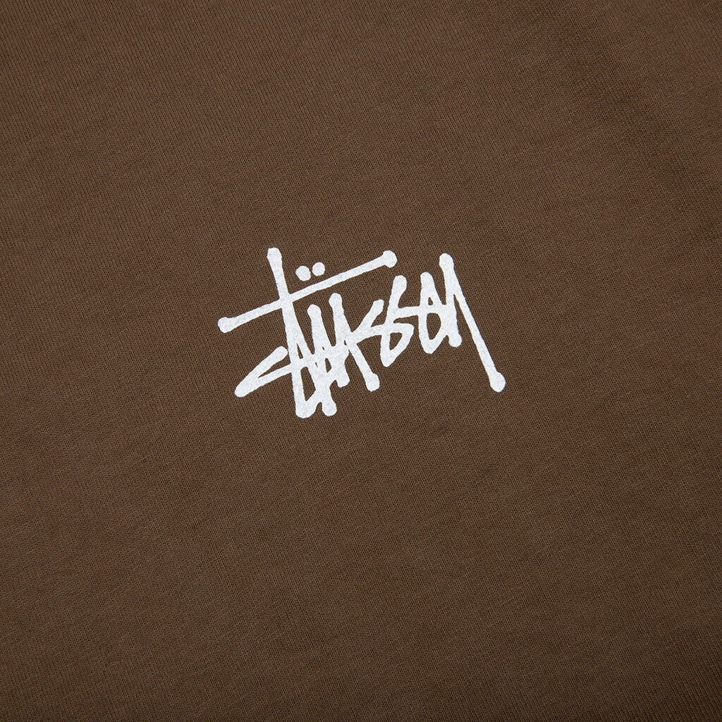 Basic Stussy Pigment Dyed Tee - Brown - Image 3