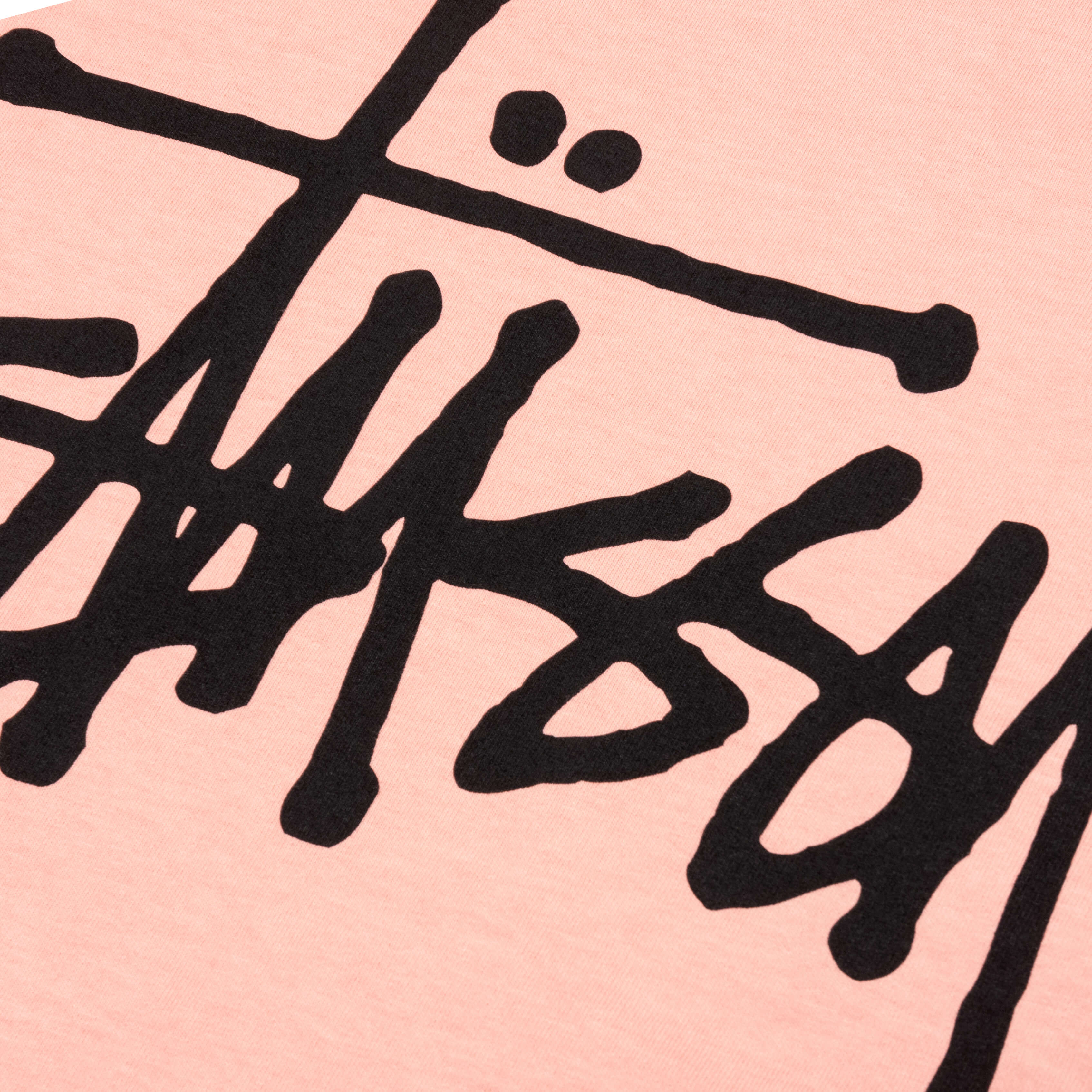 Basic Stussy Pig. Dyed Tee - Coral - Image 4