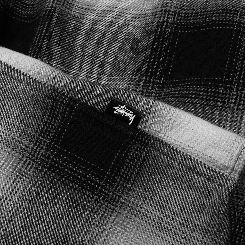 Bay Plaid Shirt - Charcoal - Image 6