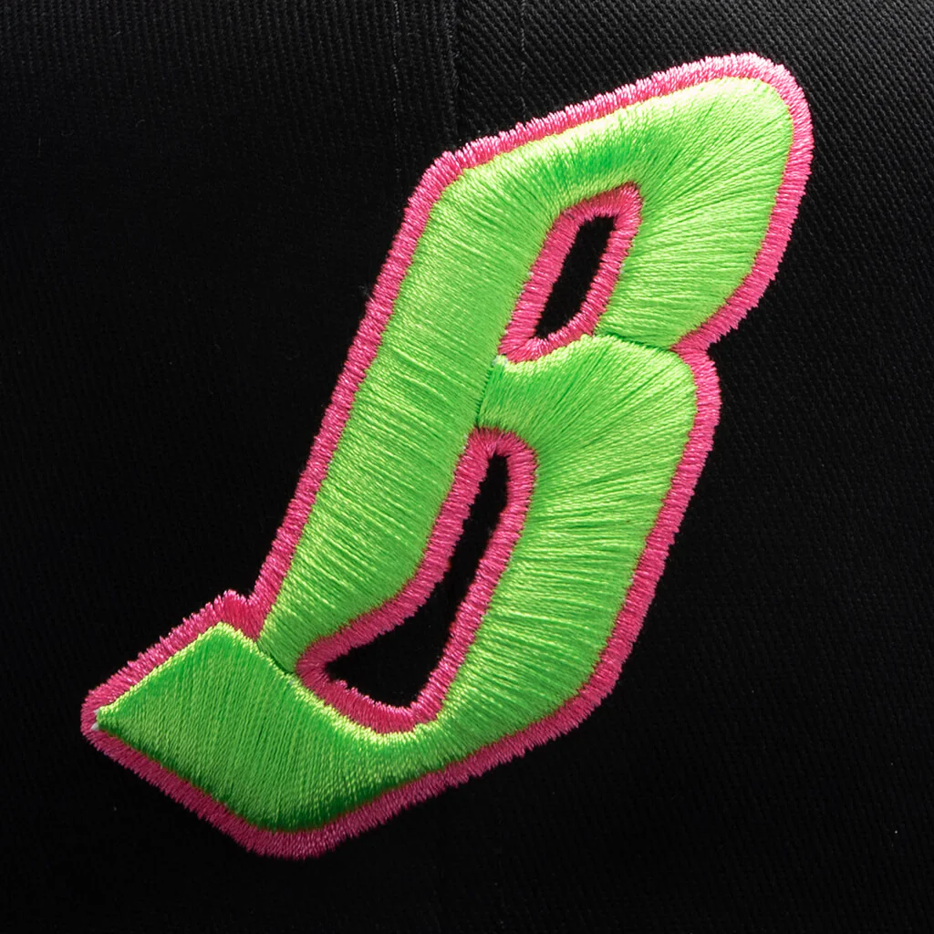 BB Flying B Snapback Hat - Black - Image 2