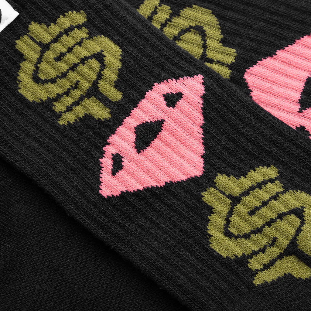 BB Lucky Sock - Black - Image 2