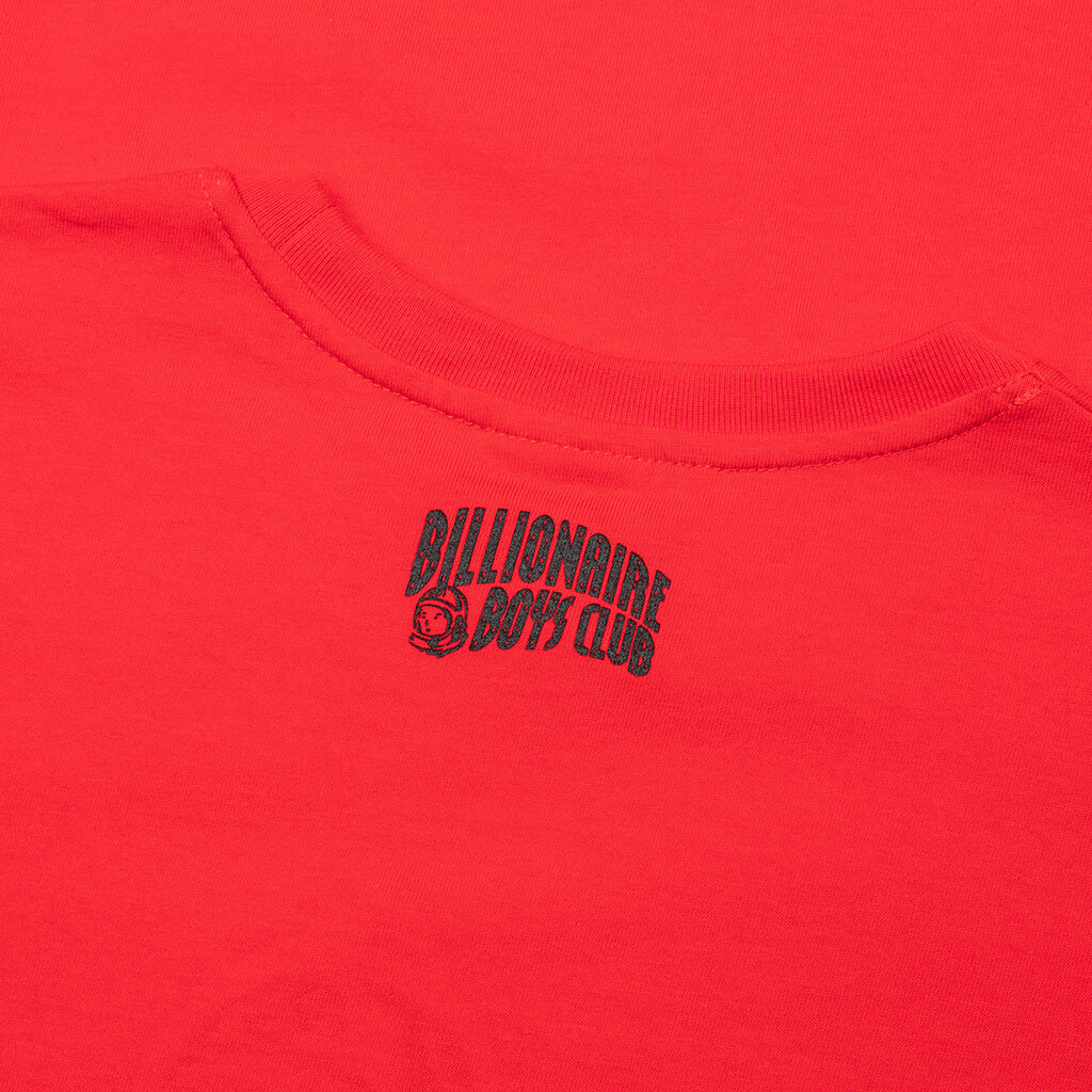 BB Scribbled S/S Tee - Red - Image 4