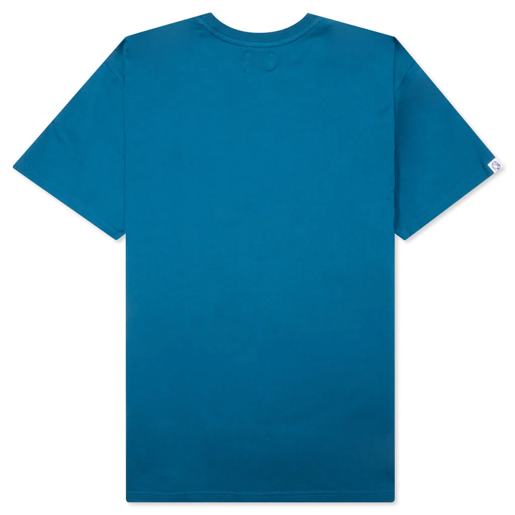 BB Small Arch S/S Knit - Moroccan Blue - Image 2