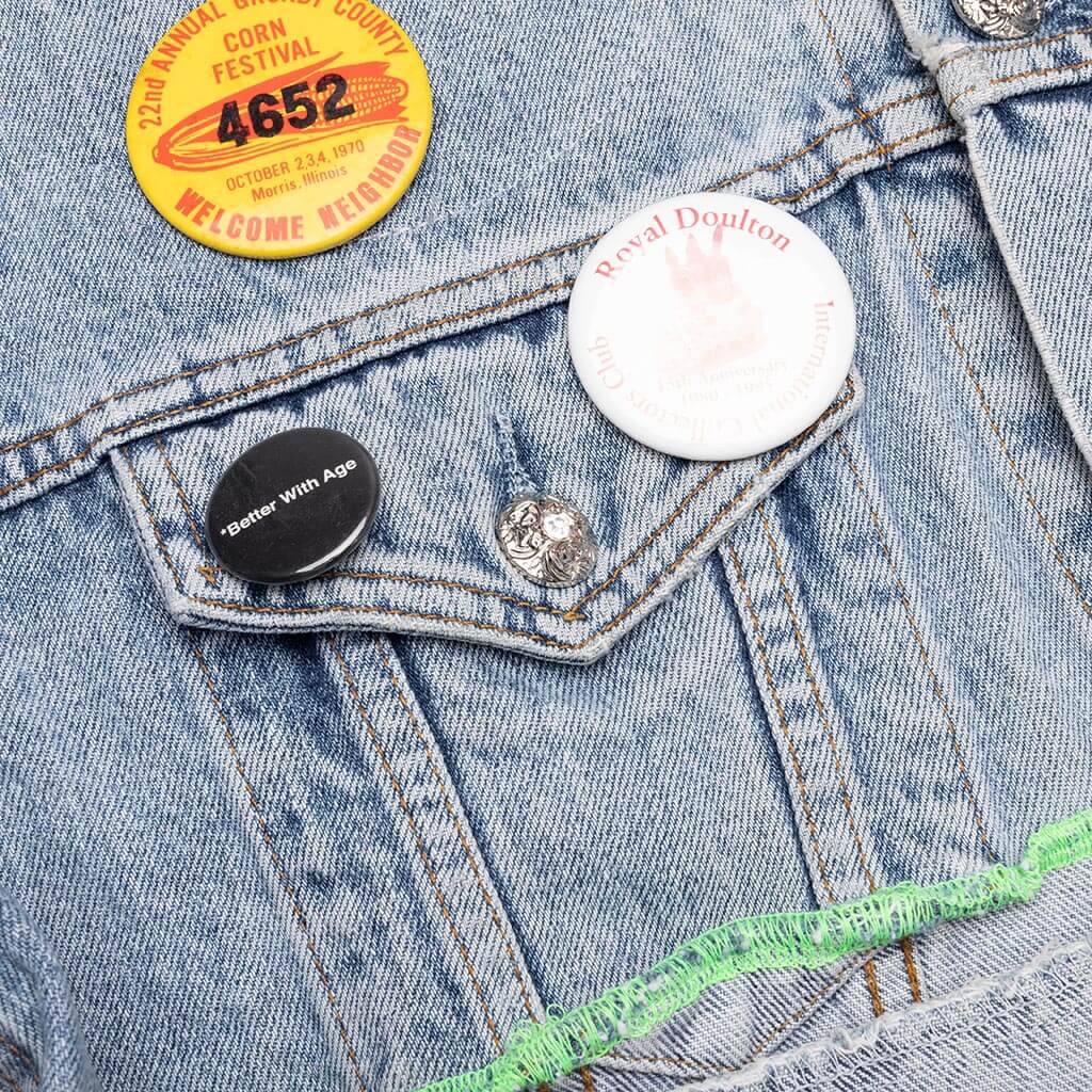 Escapade Reversible Denim Jacket - Blue - Image 3