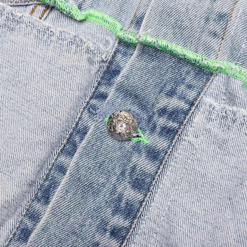 Escapade Reversible Denim Jacket - Blue - Image 5
