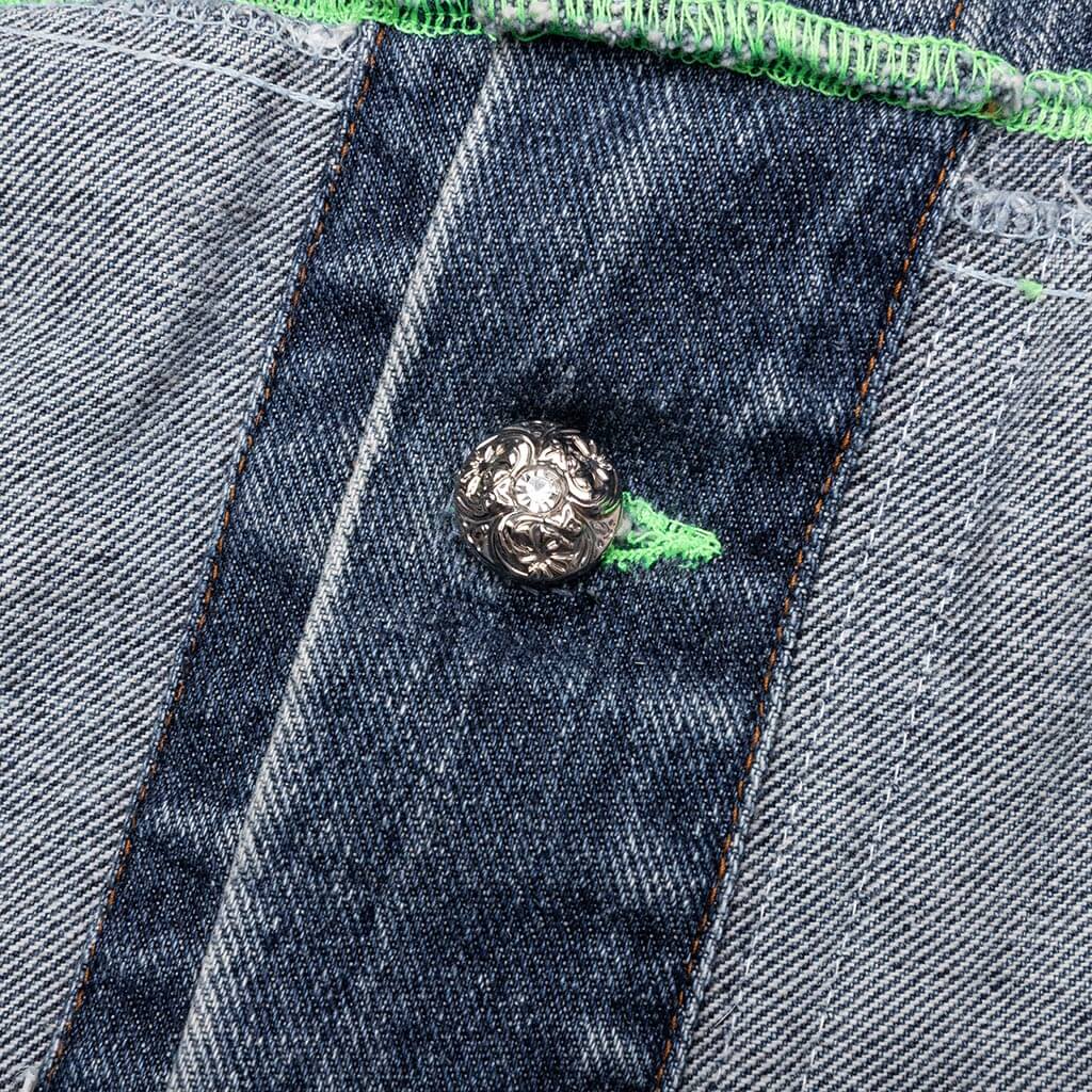 Escapade Reversible Denim Jacket - Blue - Image 5