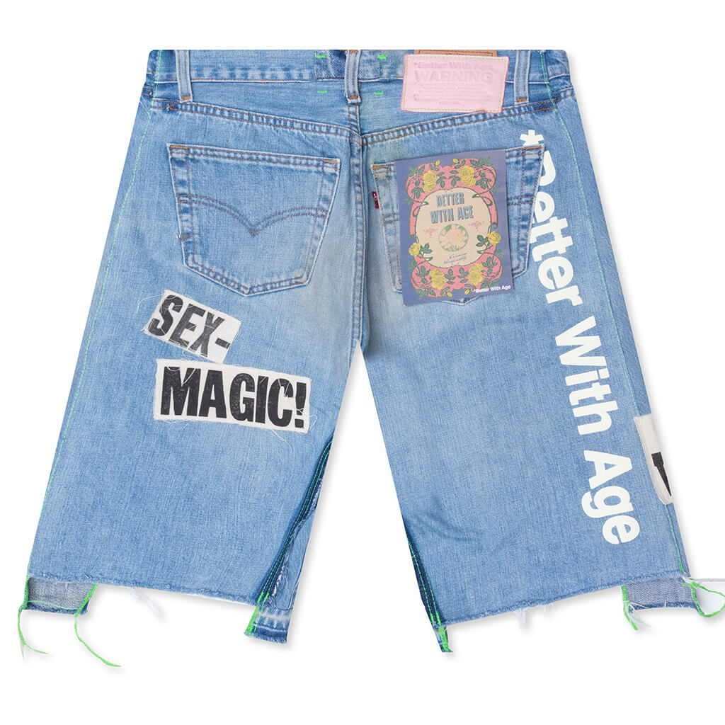 Exposé Triple-Wide Denim Short - Indigo - Image 2