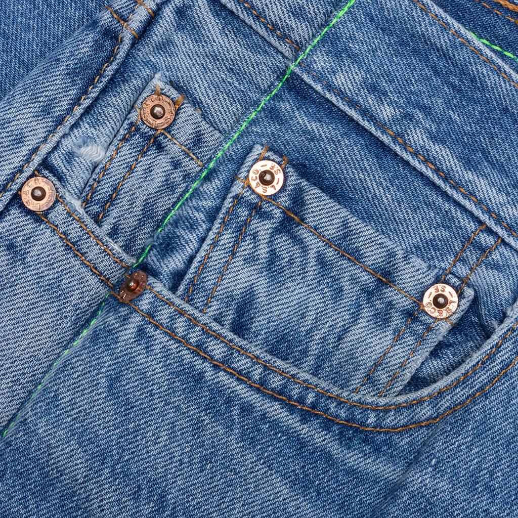 Monroe Triple Wide Denim Trouser - Indigo - Image 3