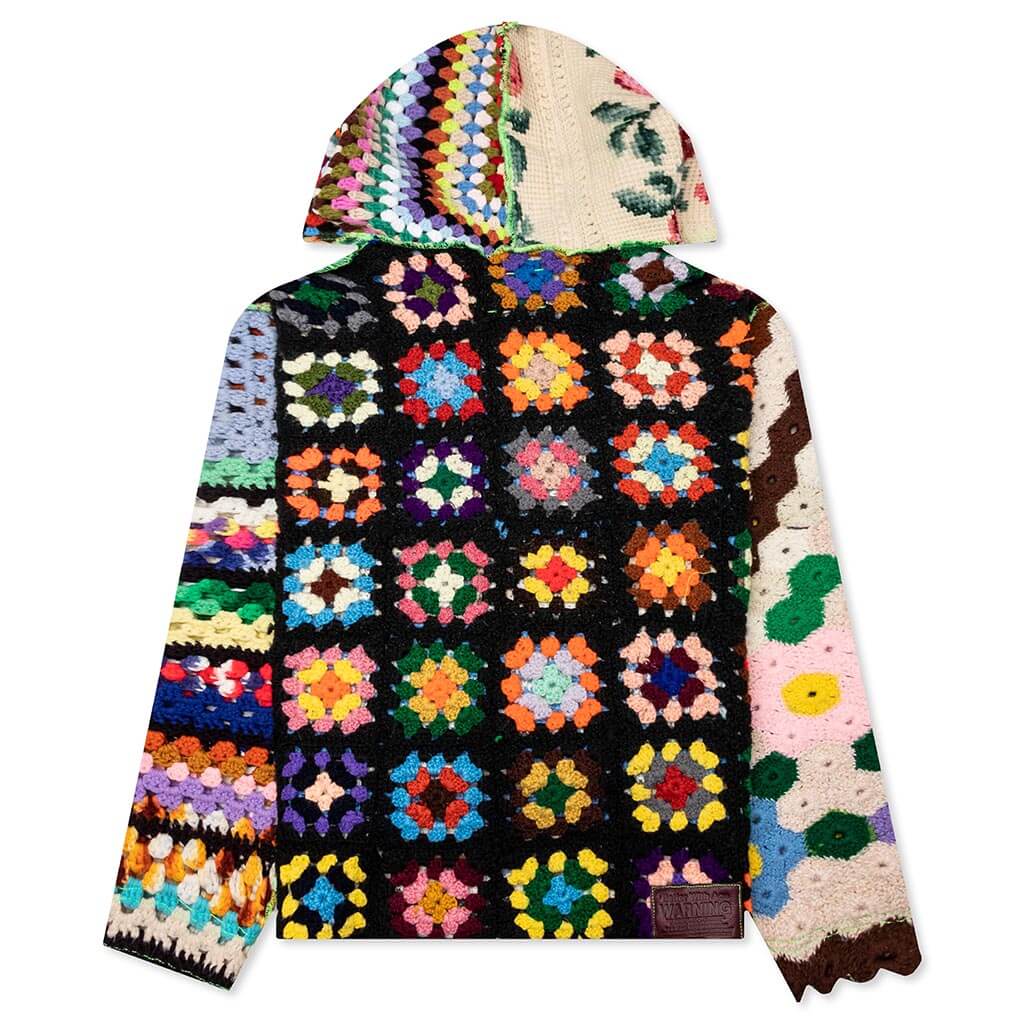 Nonna's Hand Knit Hoodie - Multi - Image 2
