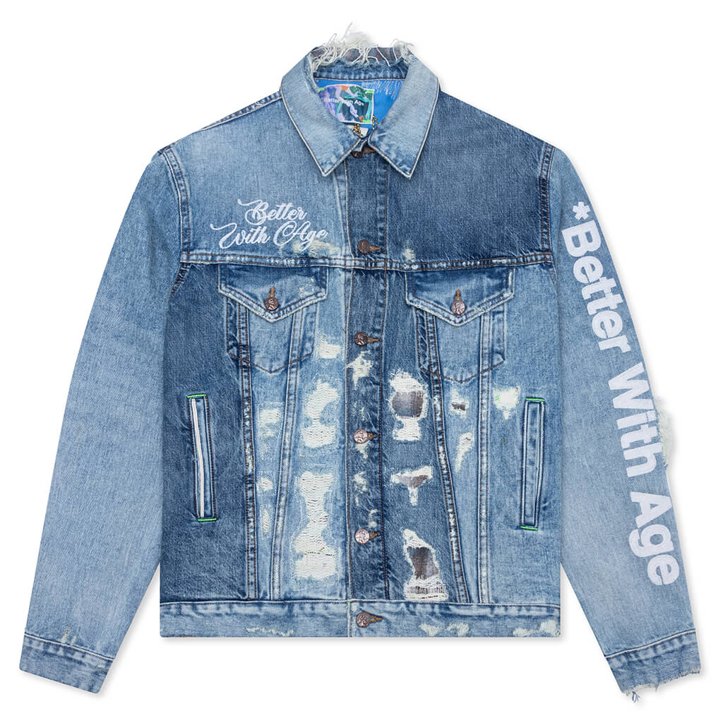 Repair Denim Jacket - Indigo