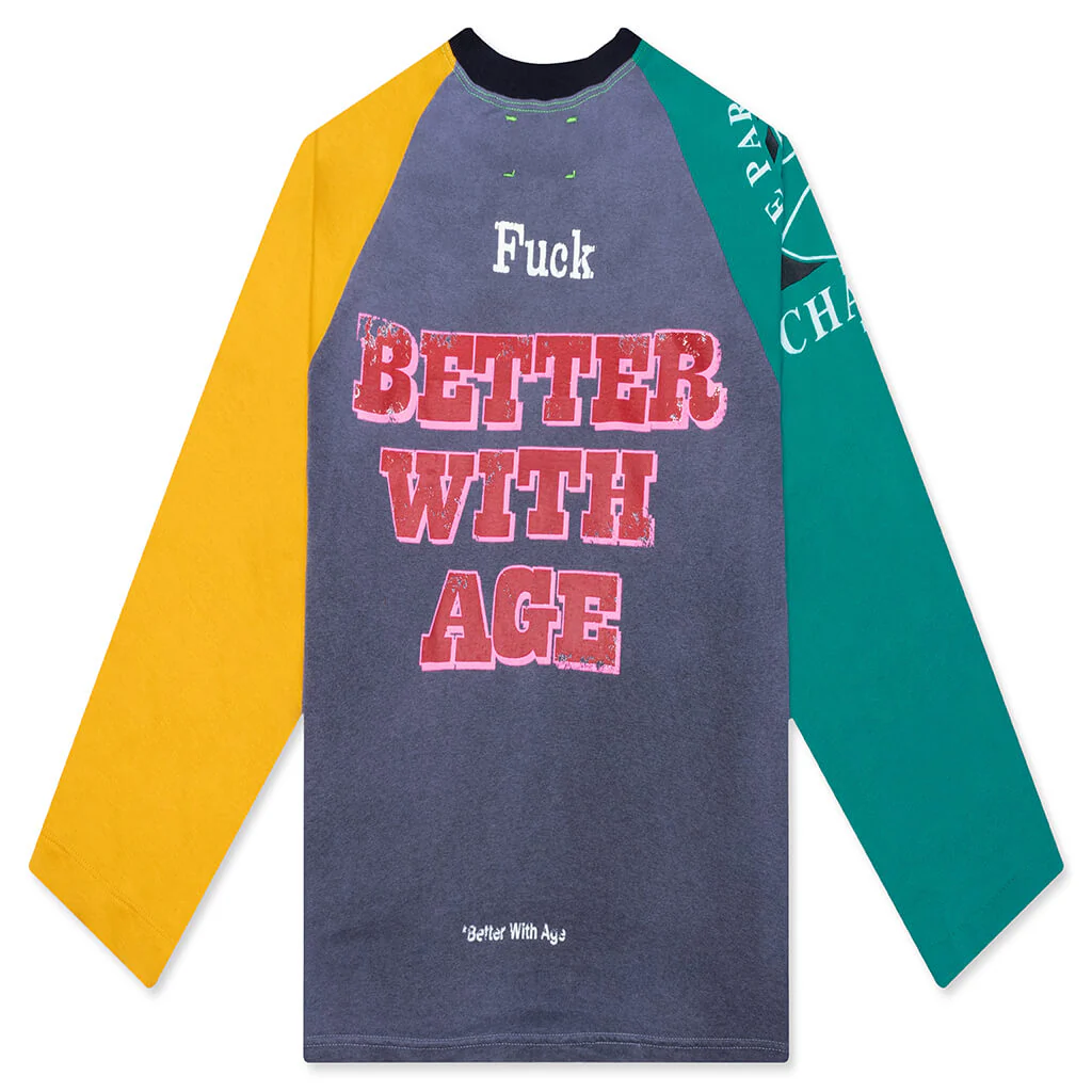 Stinger Raglan Tee - Black/Multi - Image 2