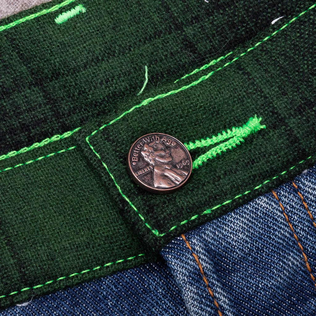 *Better with Age x Pendleton Newport Mixed Media Trouser - Multi - Image 3