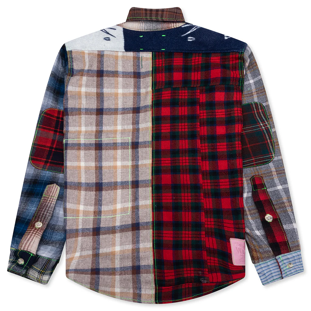 *Better with Age x Pendleton Whitney Reversible Flannel Overshirt - Multi - Image 2