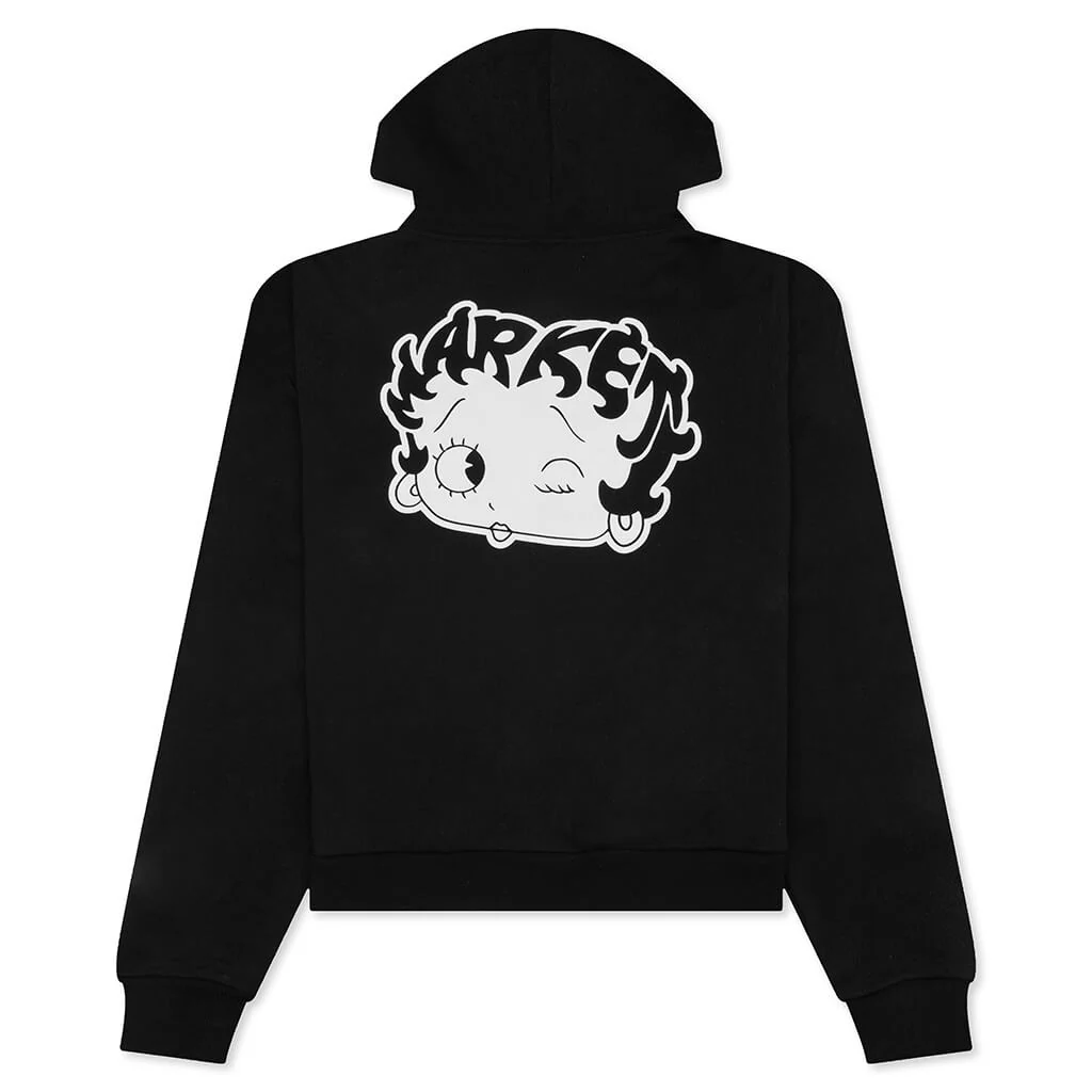 Market x Betty Boop Mascot Hoodie - Black - Image 2