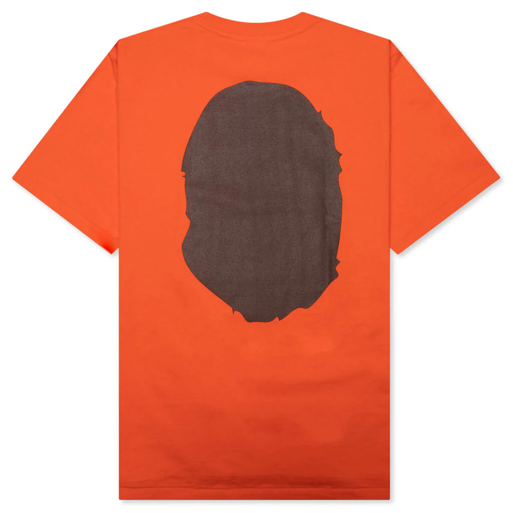 Big Ape Head Tee - Orange - Image 2