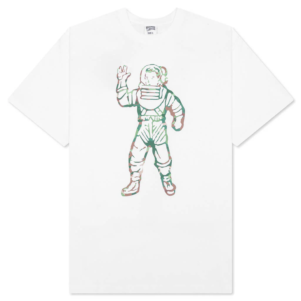BB Astro Camo S/S Tee - White