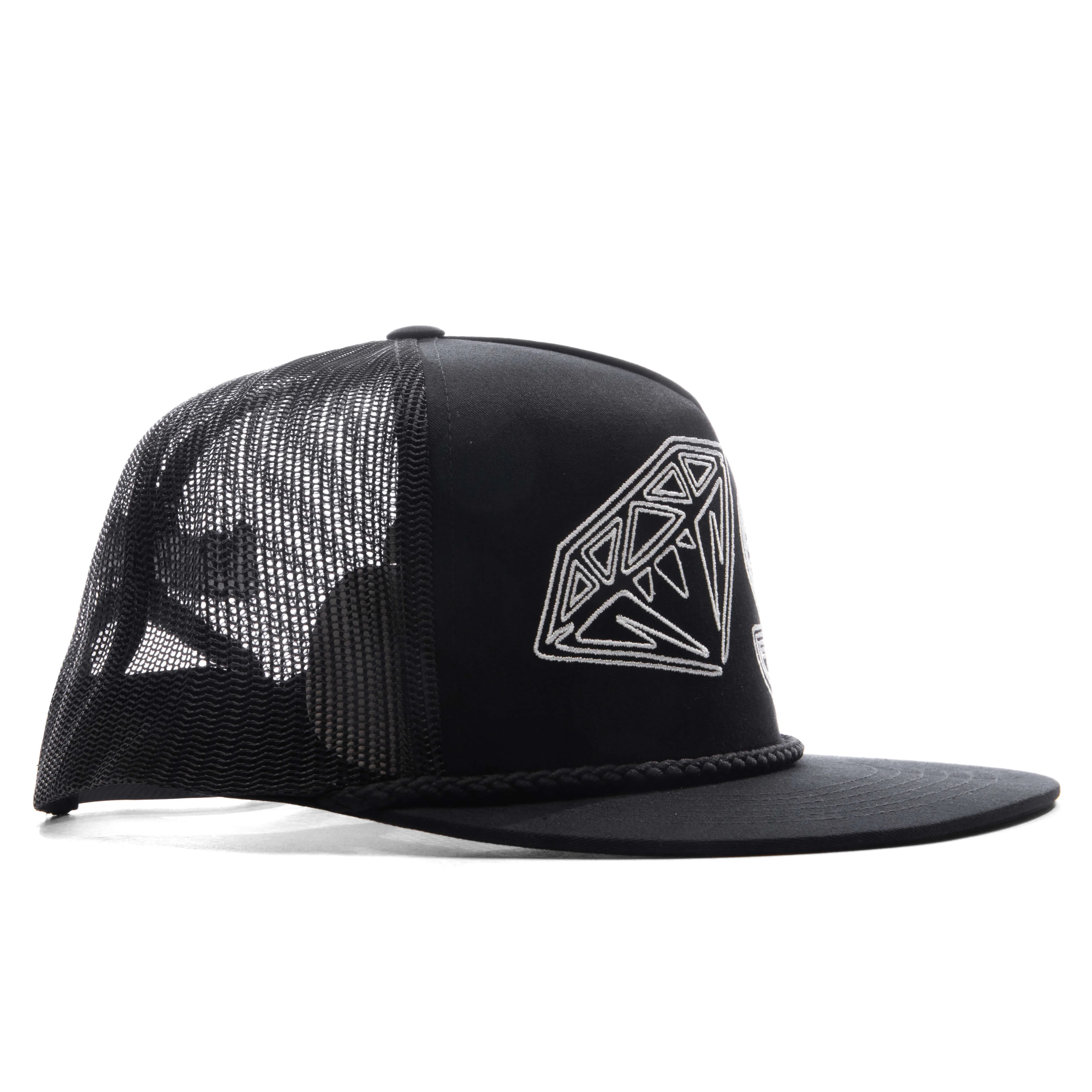 D&S Trucker Hat - Black - Image 3