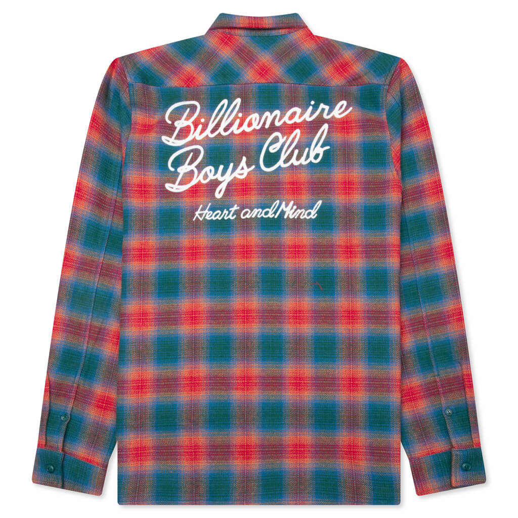 BB Heart And Mind L/S Woven - Evergreen - Image 2
