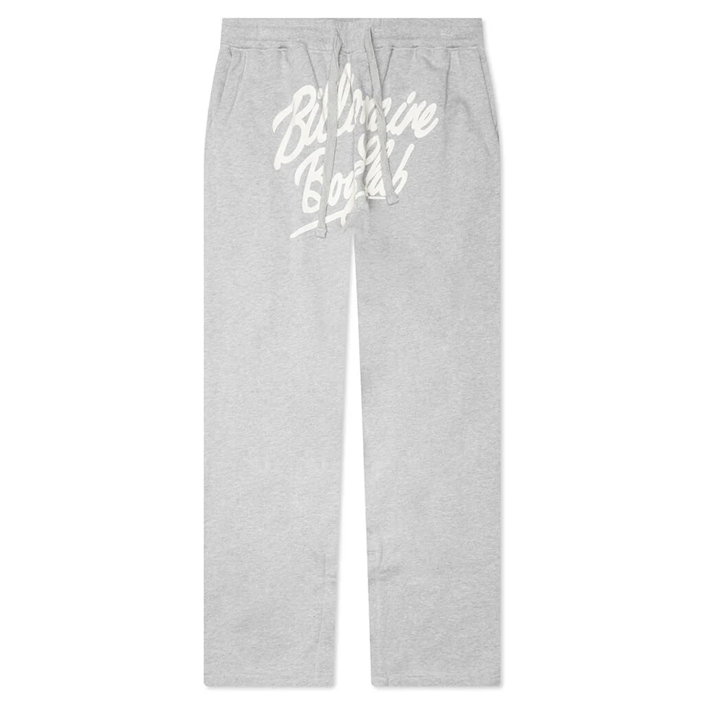 BB Script Lounge Pants - Heather Grey