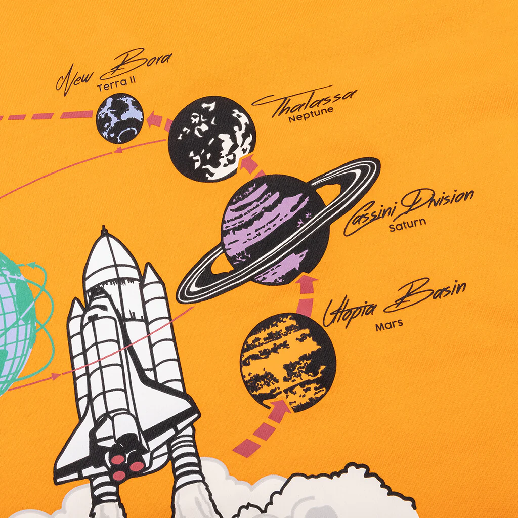 BB Space Beach S/S Tee - Radiant Yellow - Image 3