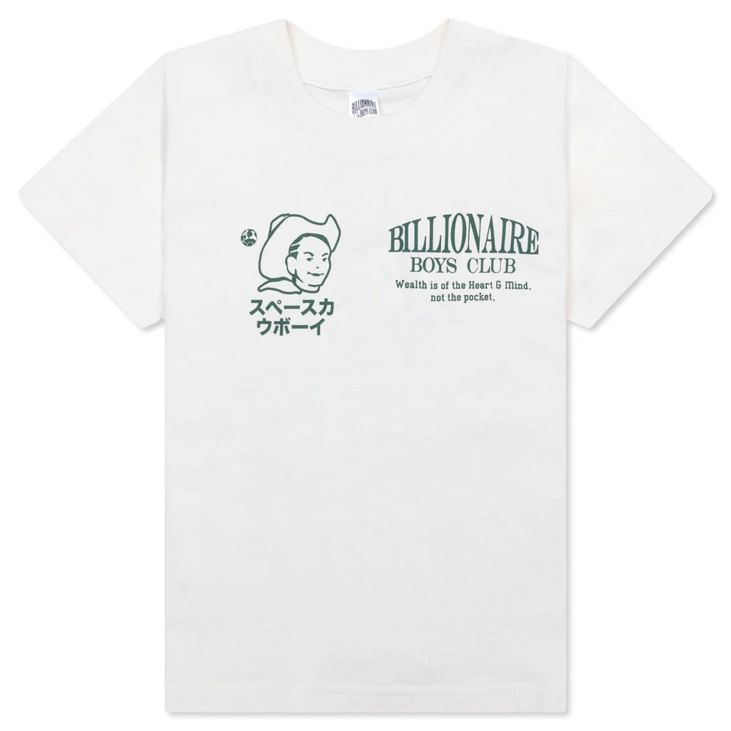 Kids BB Space Cowboy S/S Tee - Whisper White