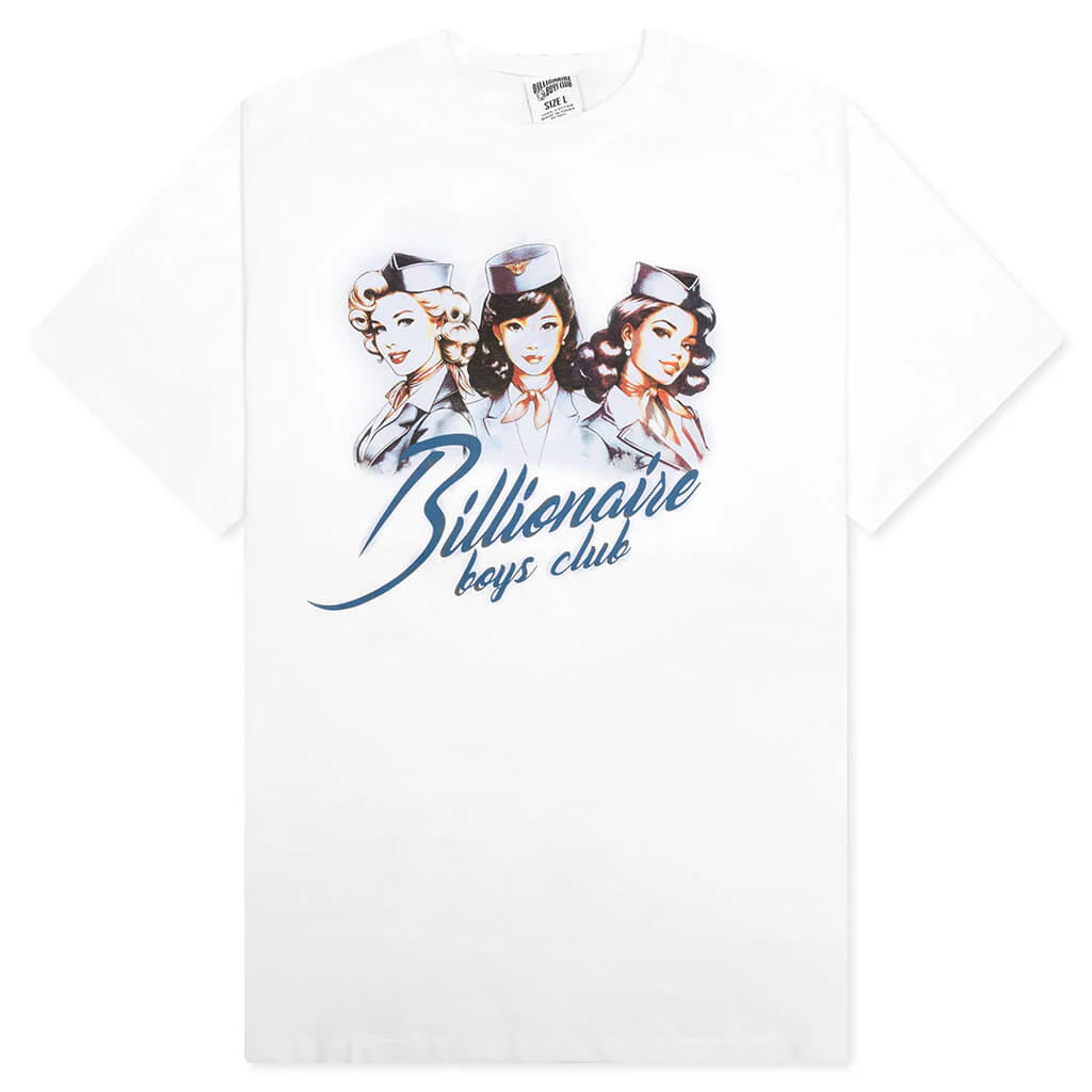 BB Take Flight S/S Tee - Bleach White
