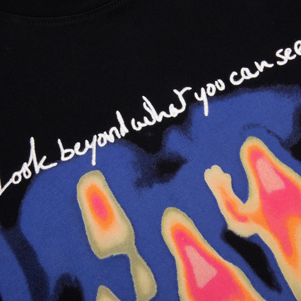 BB Vapors S/S Knit (Temperature Color Change Print) - Black - Image 3