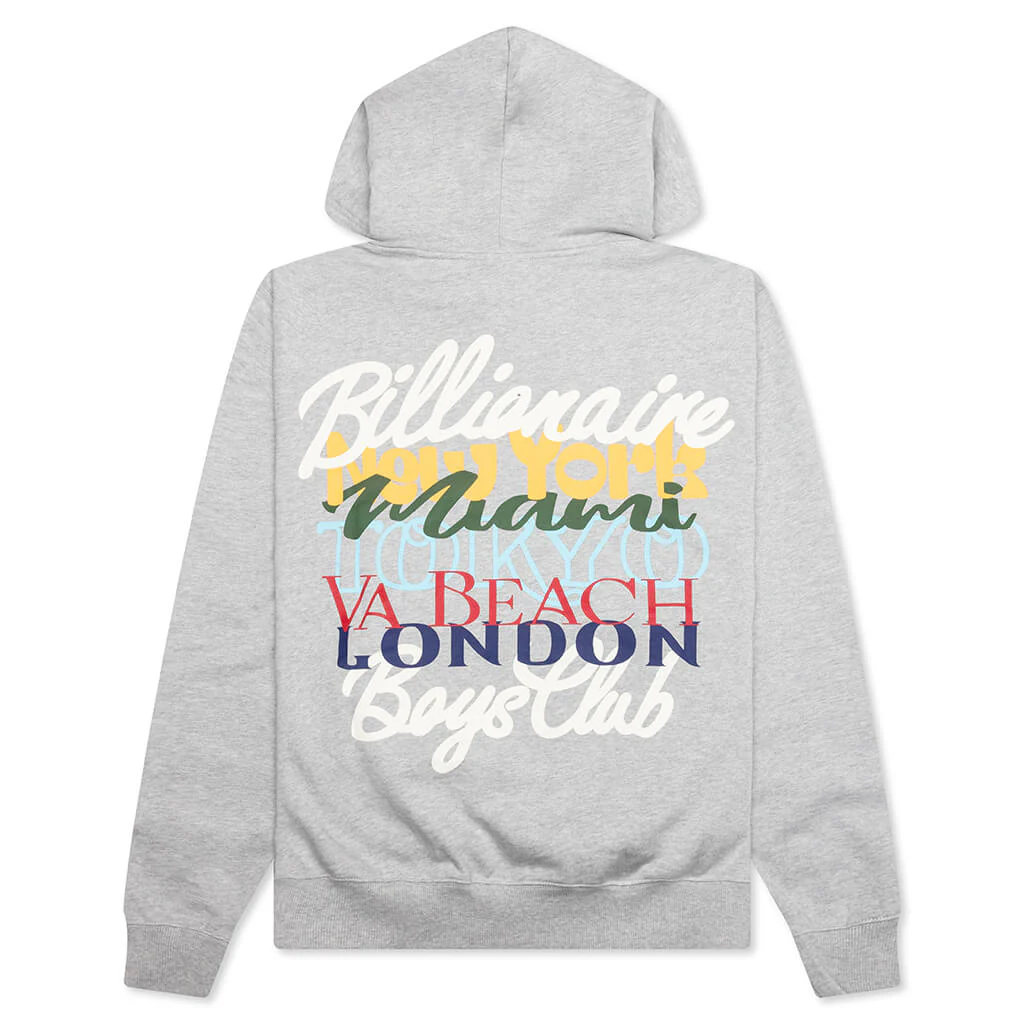 BB World Tour Hoodie - Heather Grey - Image 2