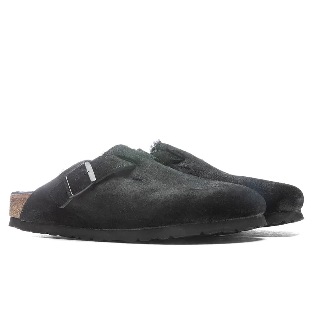 Narrow Boston Shearling - Black - Image 3