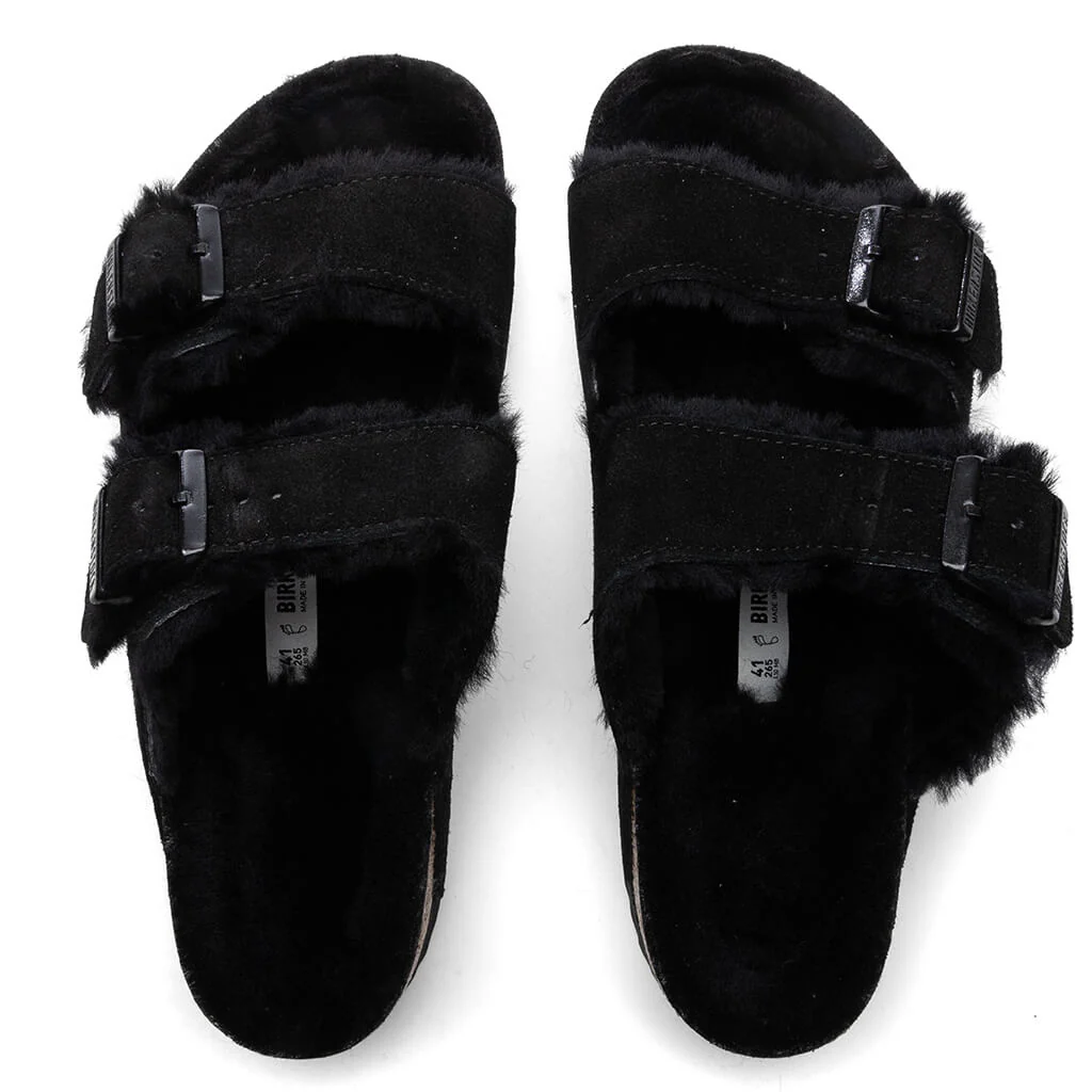 Wide Arizona Shearling - Black - Image 2