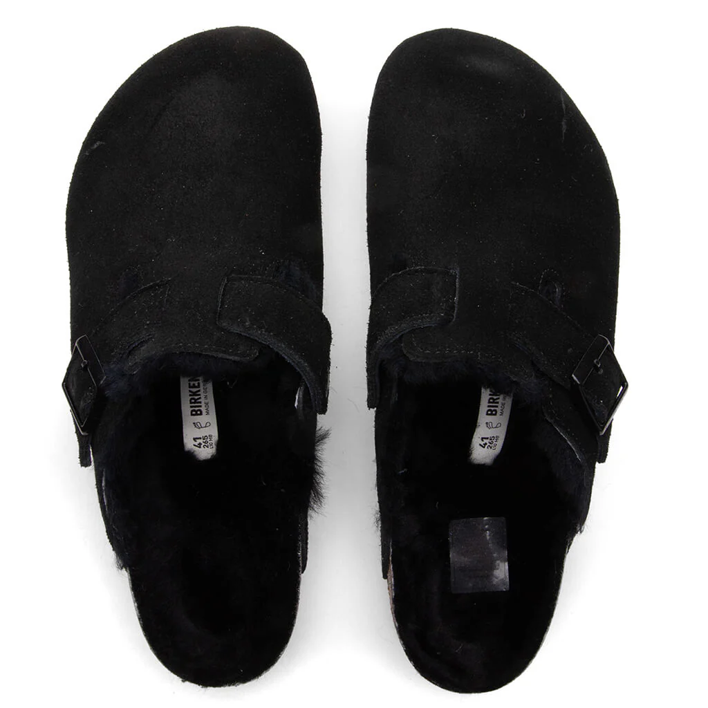Wide Boston Shearling - Black - Image 2