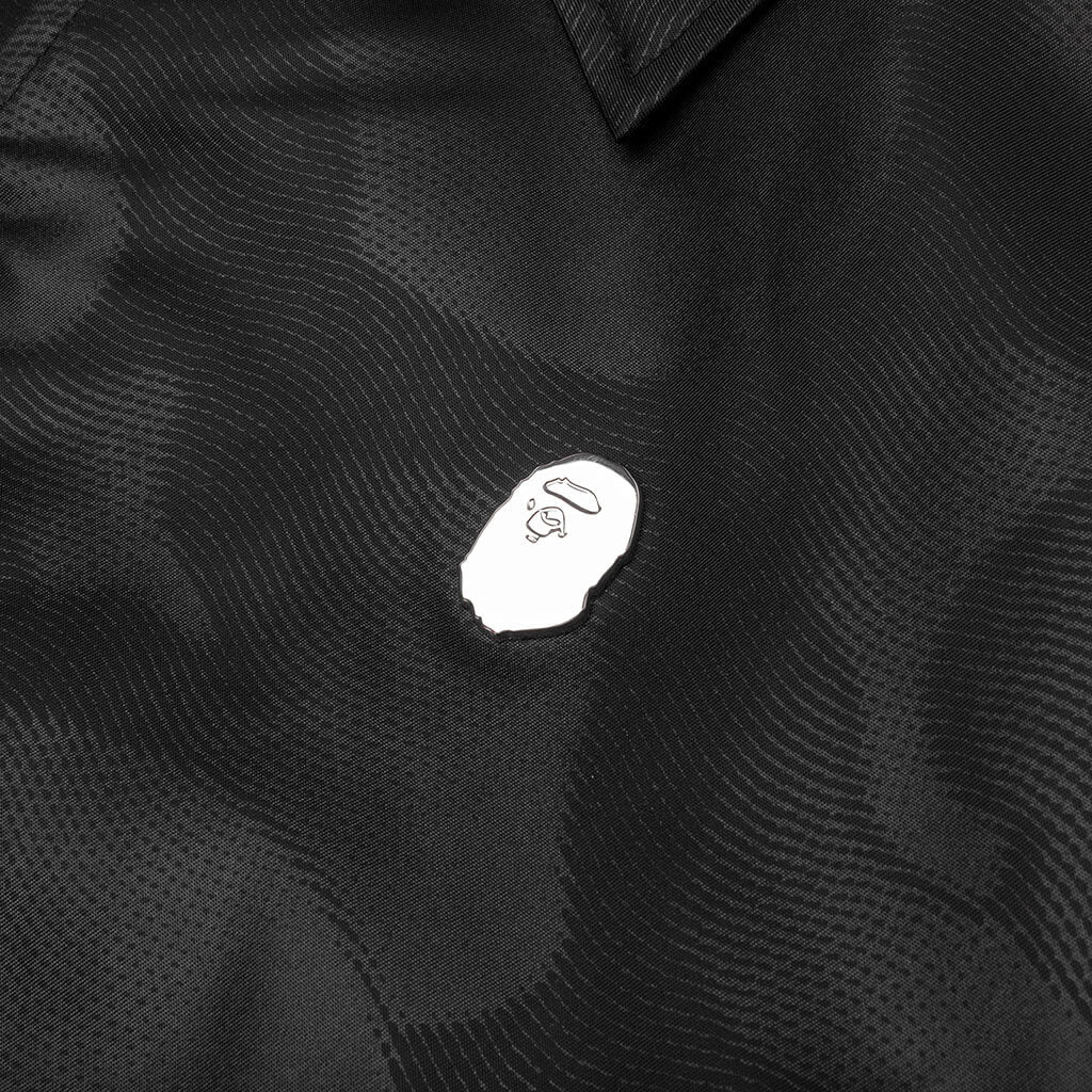 Ink Camo Coach Jacket - Black - Image 5