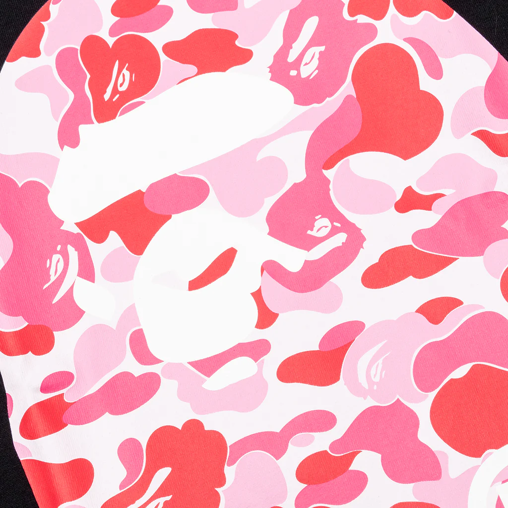 ABC Camo Big Ape Head Tee - Black/Pink - Image 3