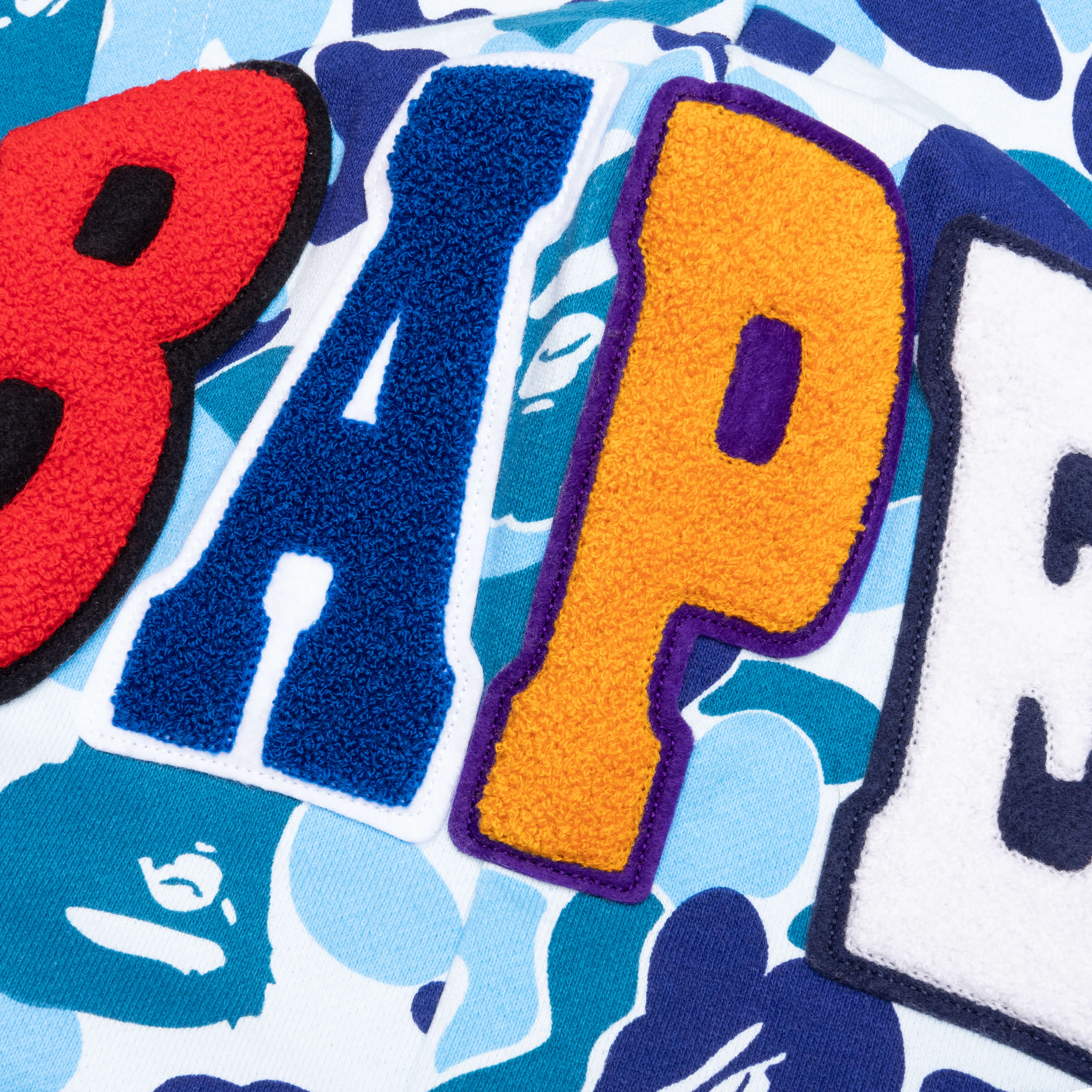 ABC Camo 2nd APE Pullover Hoodie - Blue - Image 6