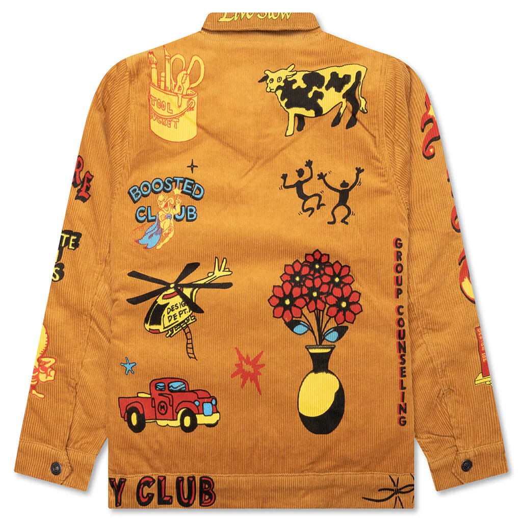 Boosted Club Corduroy Jacket - Rattan - Image 2