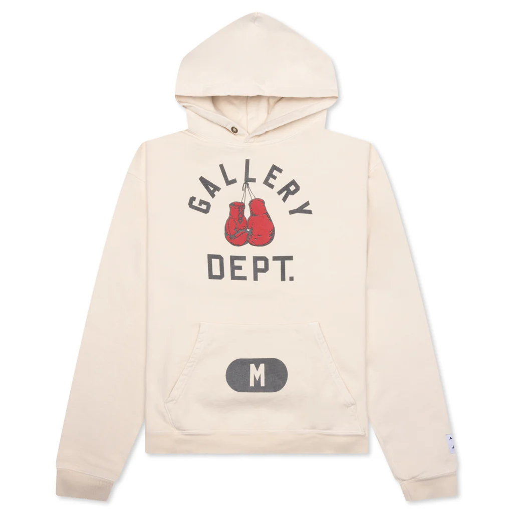 Boxing Merch Hoodie - Cream