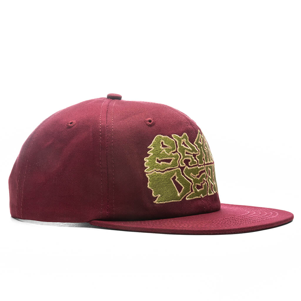 Prehistoric Twill Six Panel Hat - Maroon - Image 2