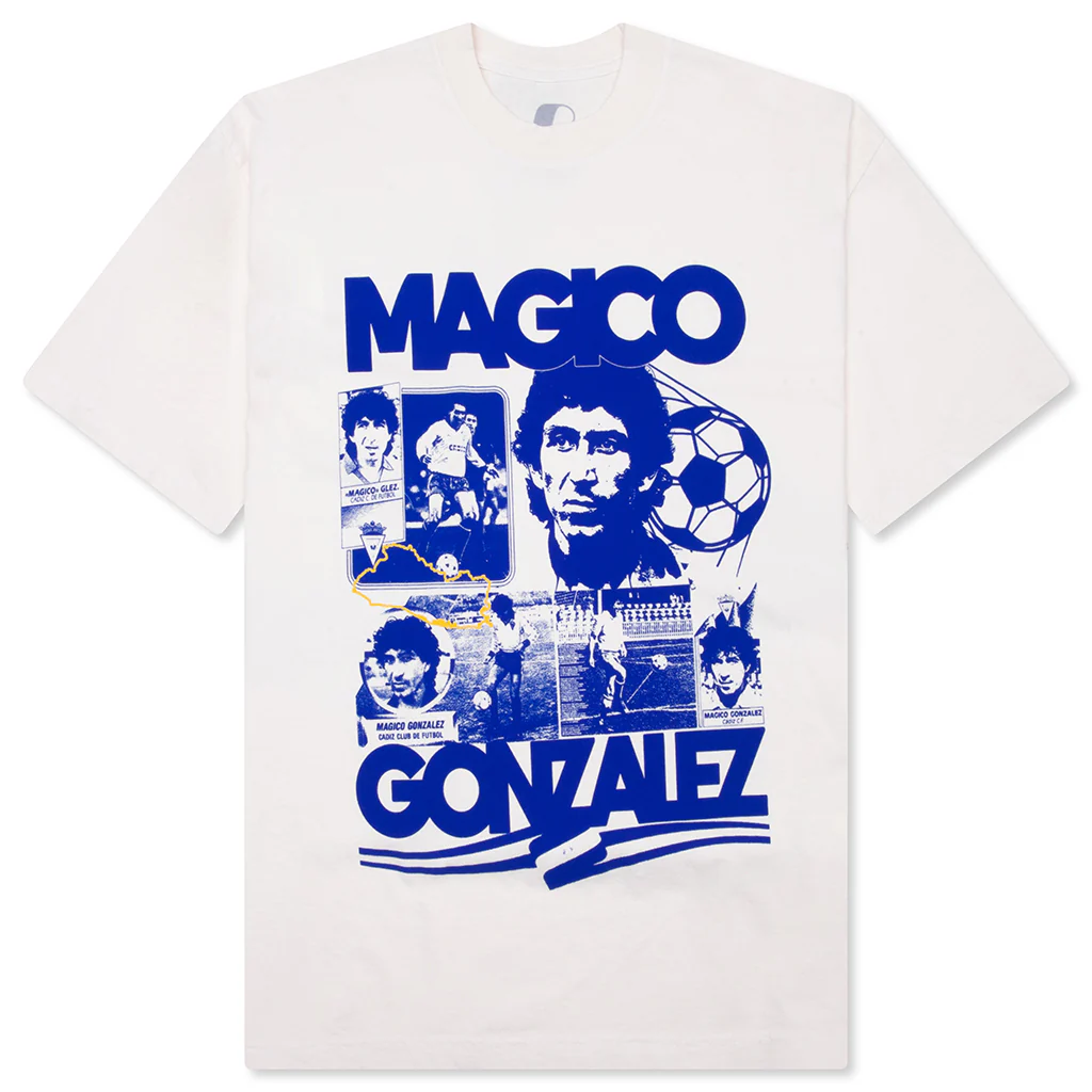 Magico Gonzalez S/S Tee - Cream