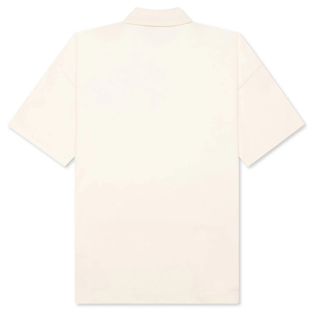 Bunny Embroidery Polo Shirt - Beige - Image 2