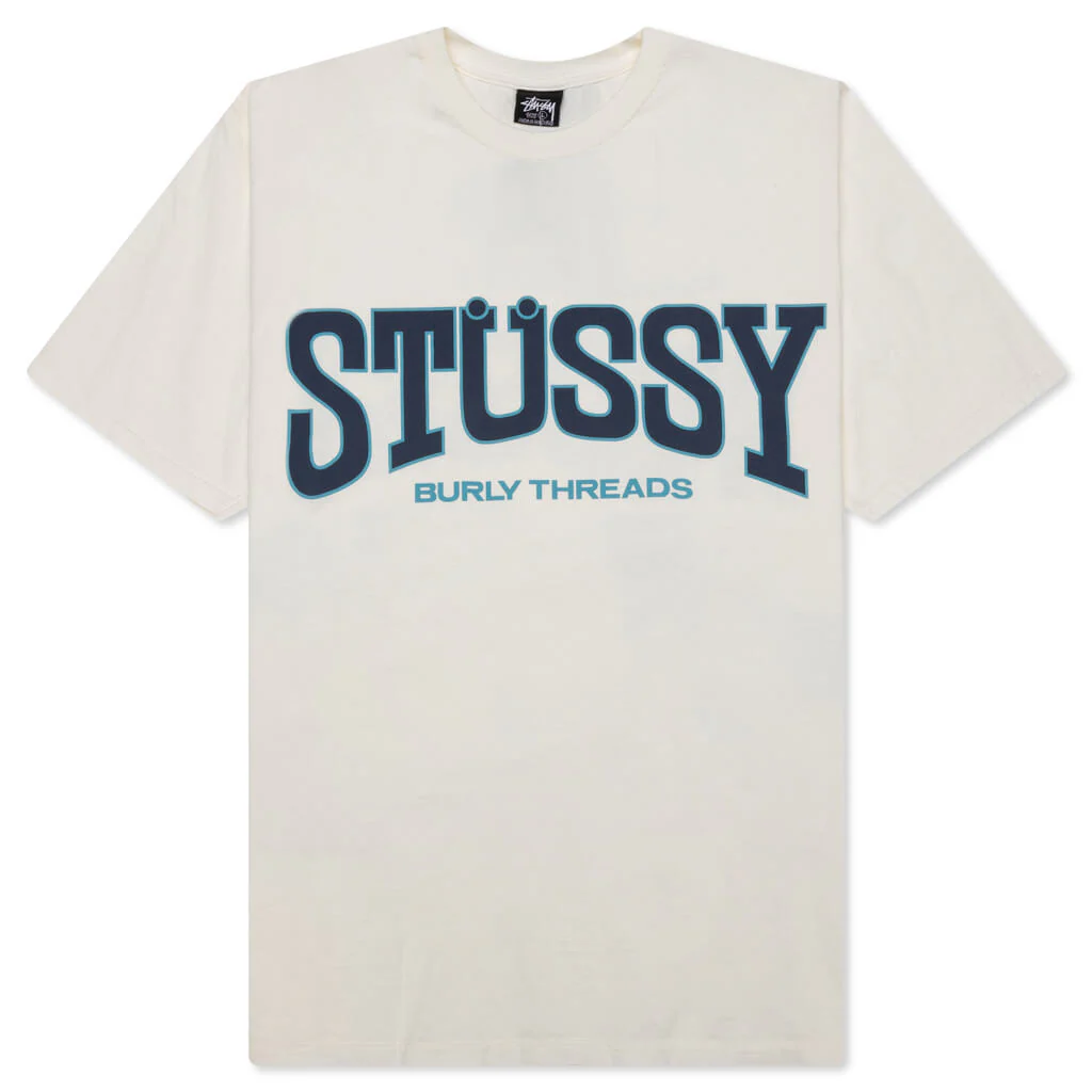 Burly Threads Pig. Dyed Tee - Natural