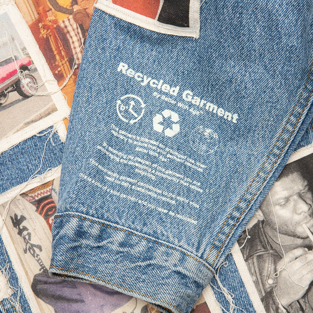 Portrait Denim Jacket - Multi - Image 5