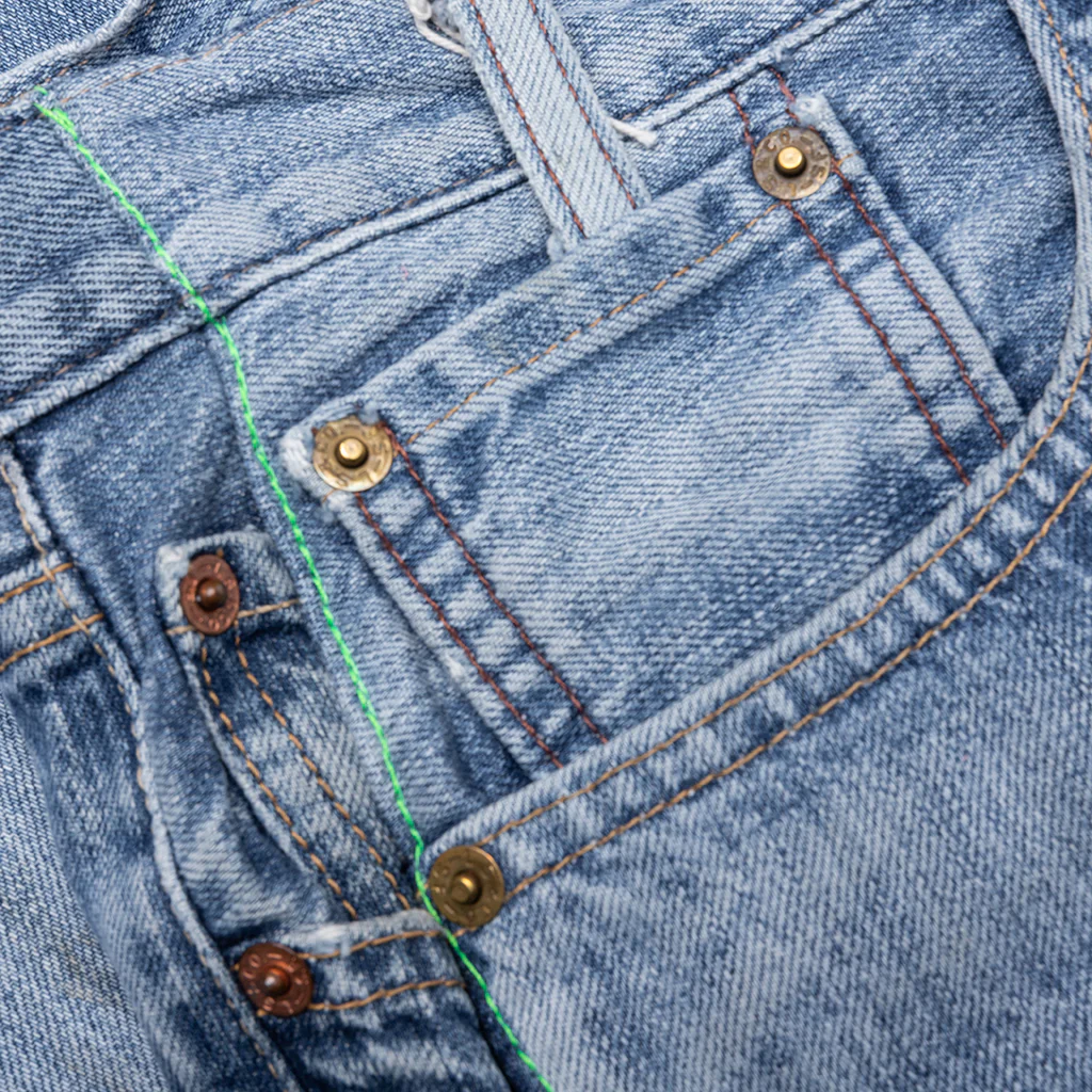 Baggy Jawn Denim Pants - Indigo - Image 3
