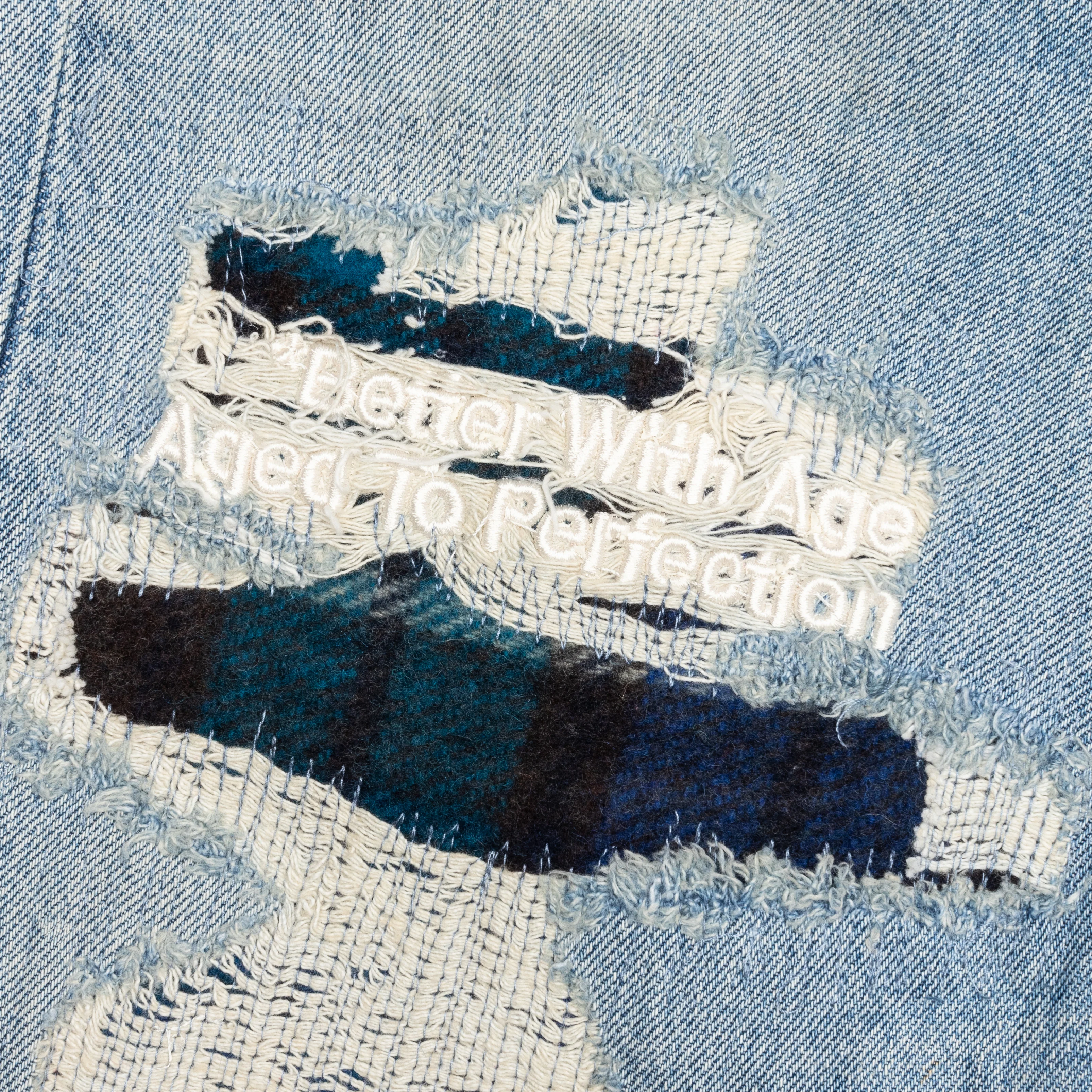 Denim Repair Pants - Indigo - Image 4