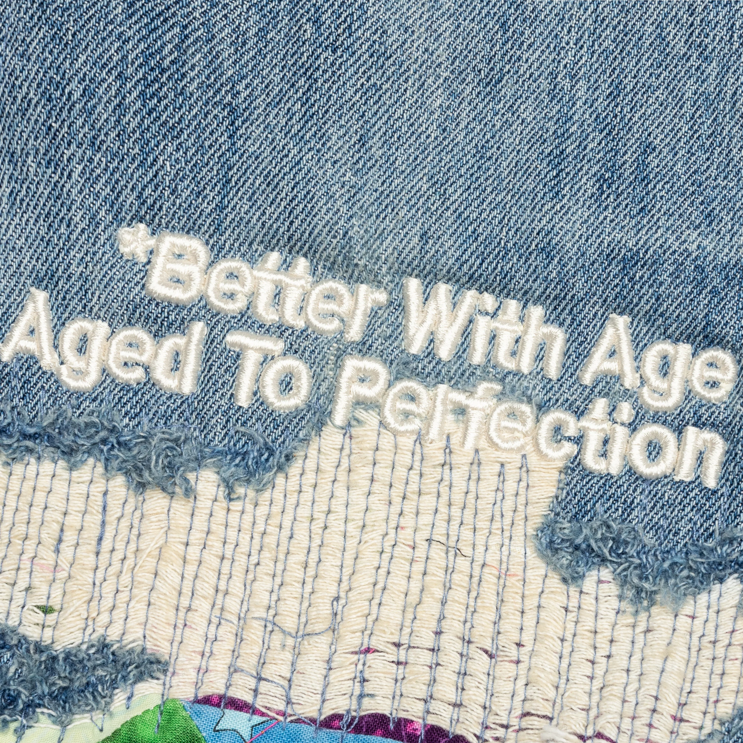Denim Repair Pants - Indigo - Image 4