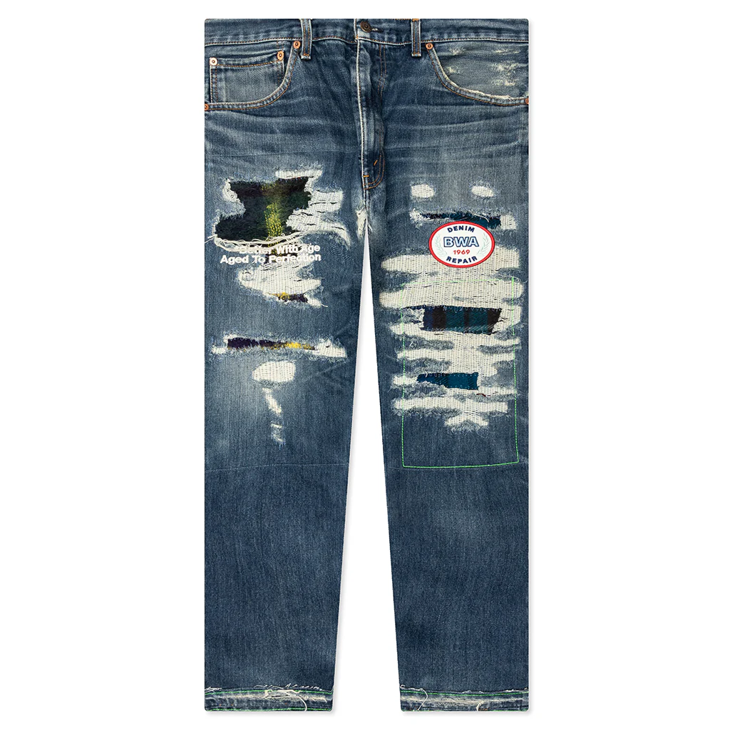 Denim Repair Pants - Indigo