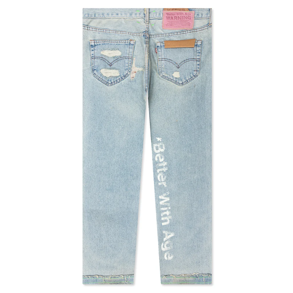 Denim Repair Pants - Indigo - Image 2