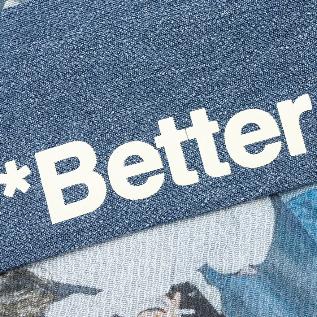 Tabloid Denim Pants - Indigo - Image 4